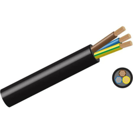 Cabtyre 1.5mm 3 Core Cable Black - 100M (2)